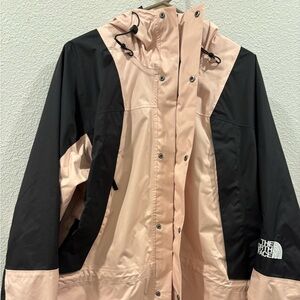 The North Face Women's Light Pink and Black Ski Jacket